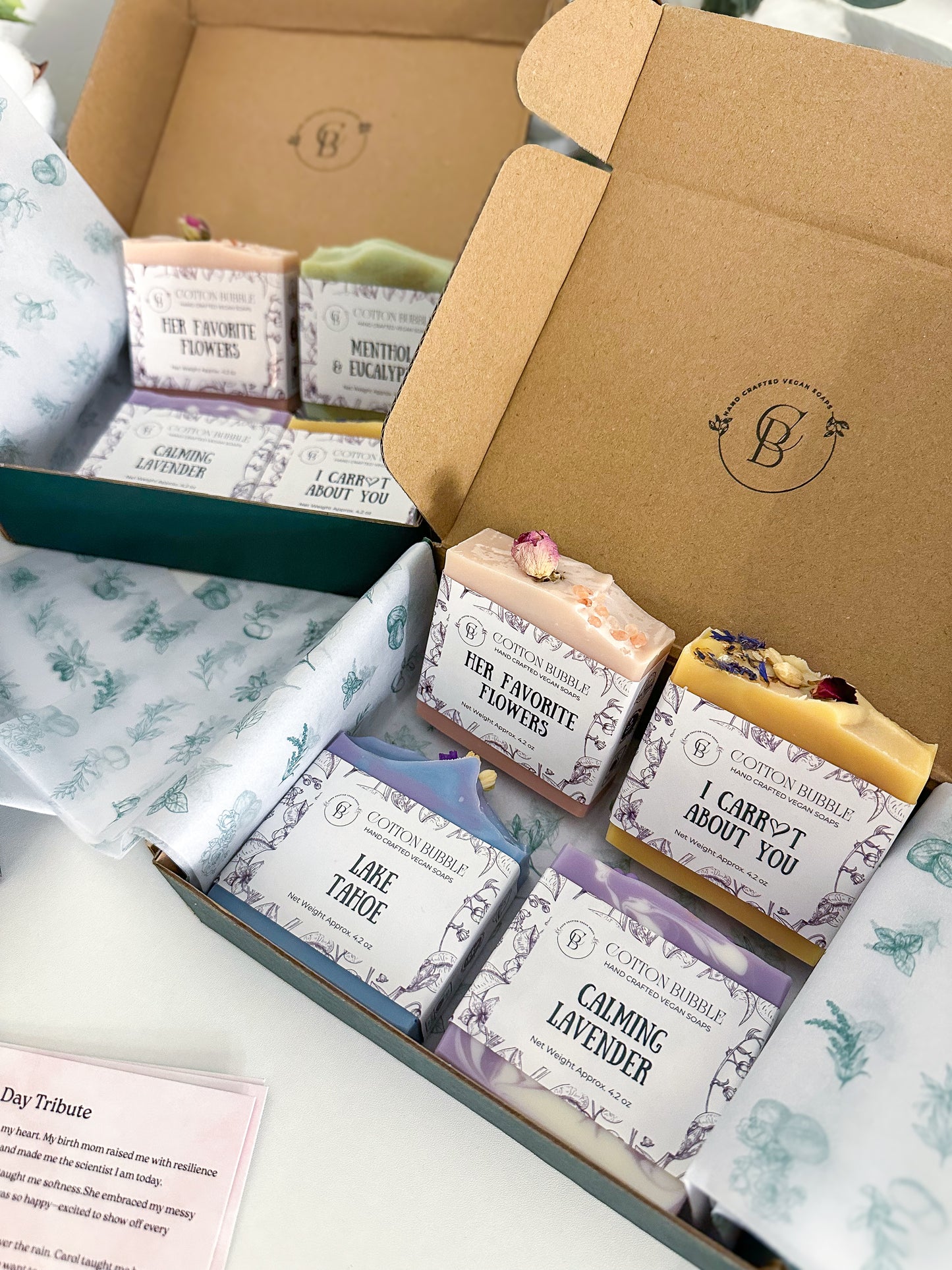 Her Favorite Flowers + 3 best selling soaps (Free Shipping)