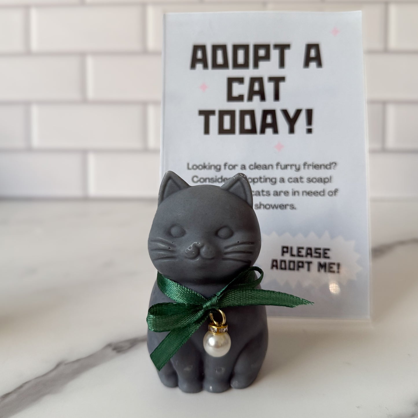 Cat Design Soap