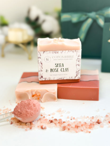 Rose clay & Shea (Unscented)