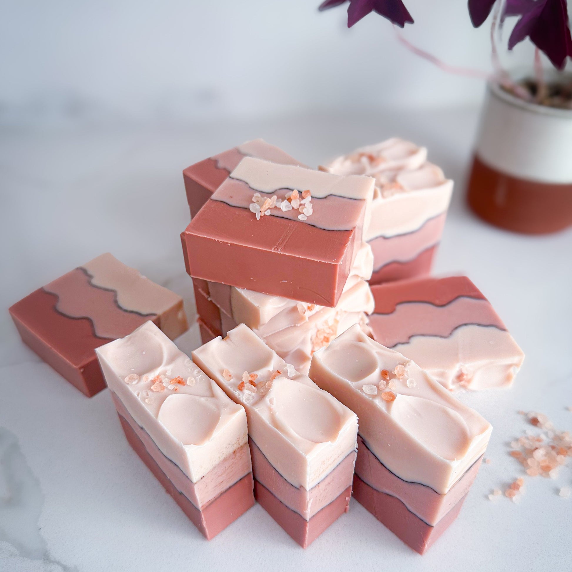 Rose Clay & Shea – Unscented Natural Soap for Sensitive Skin | Cotton Bubble Soap