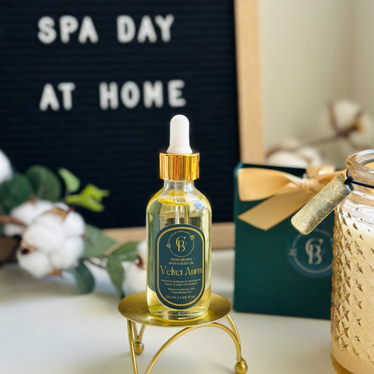 Velvet Aura – Unscented Luxurious Body Oil | Cotton Bubble Soap
