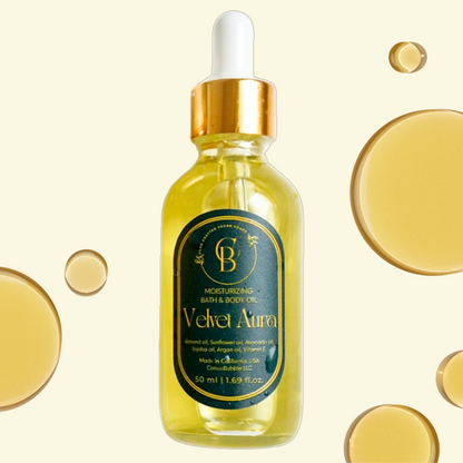 Velvet Aura – Unscented Luxurious Body Oil | Cotton Bubble Soap